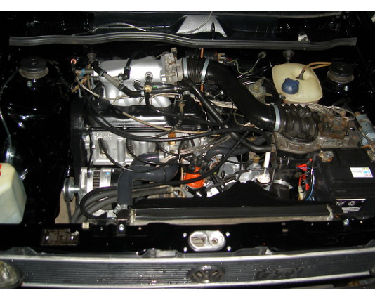 Finished Mk1 engine bay with the engine in